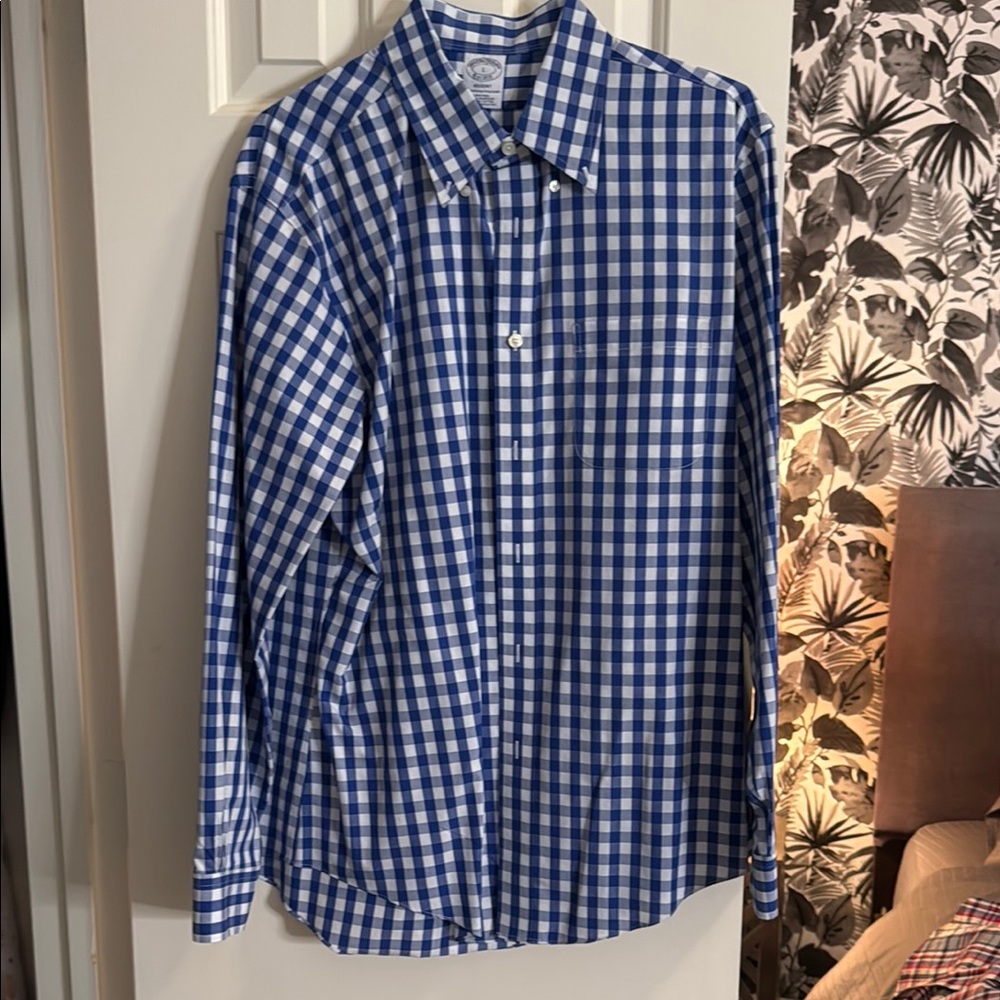 Blue Checkered Men's Shirt